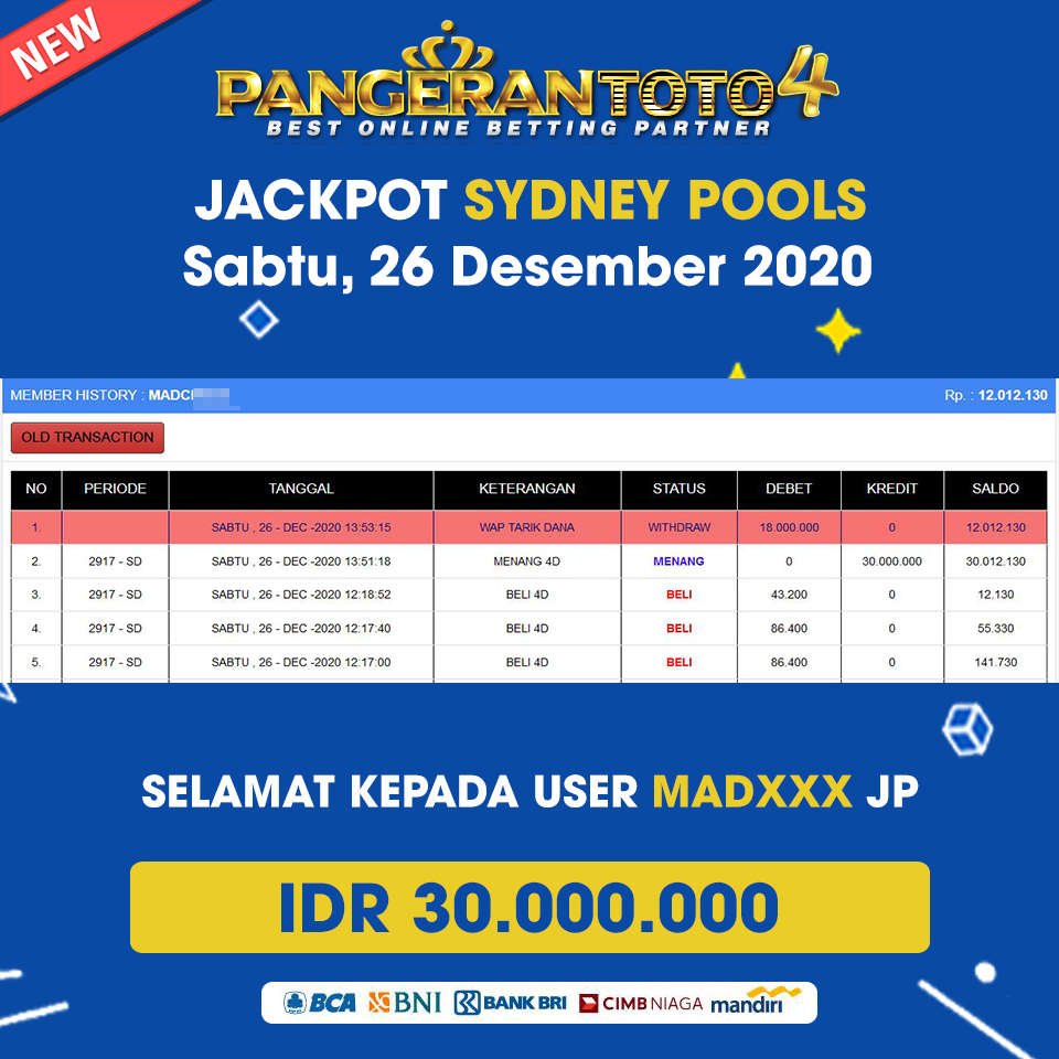 Bukti Jackpot Togel Online Medan